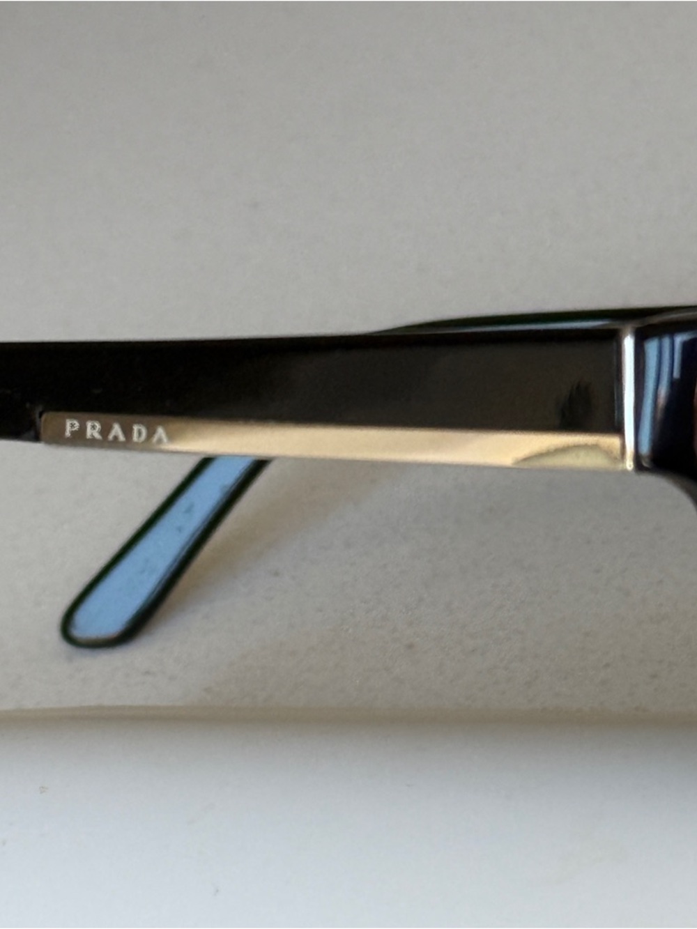 Prada Black Oval Sunglasses - Picture 7 of 11